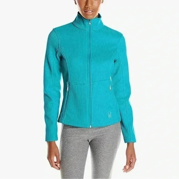Spyder Women’s Core Sweater Full Zip Riviera Medium - Picture 2 of 16